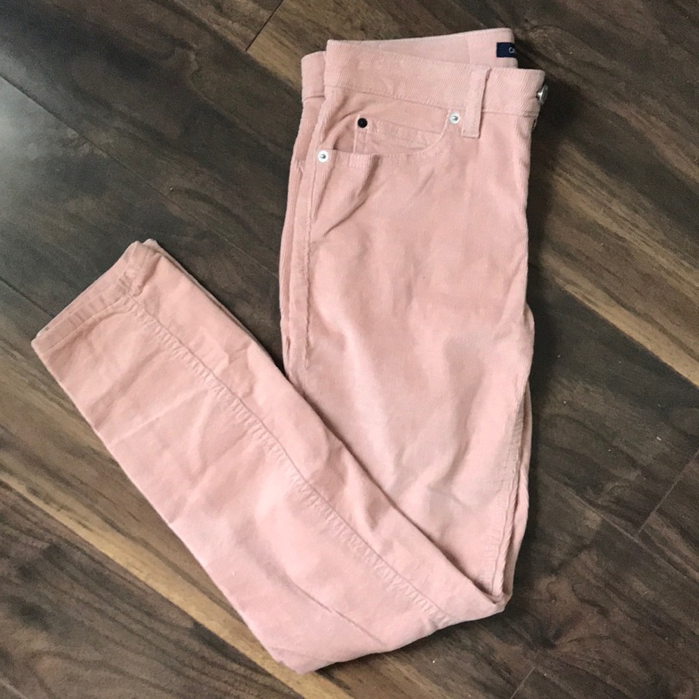 Pink Calvin Klein corduroy pants